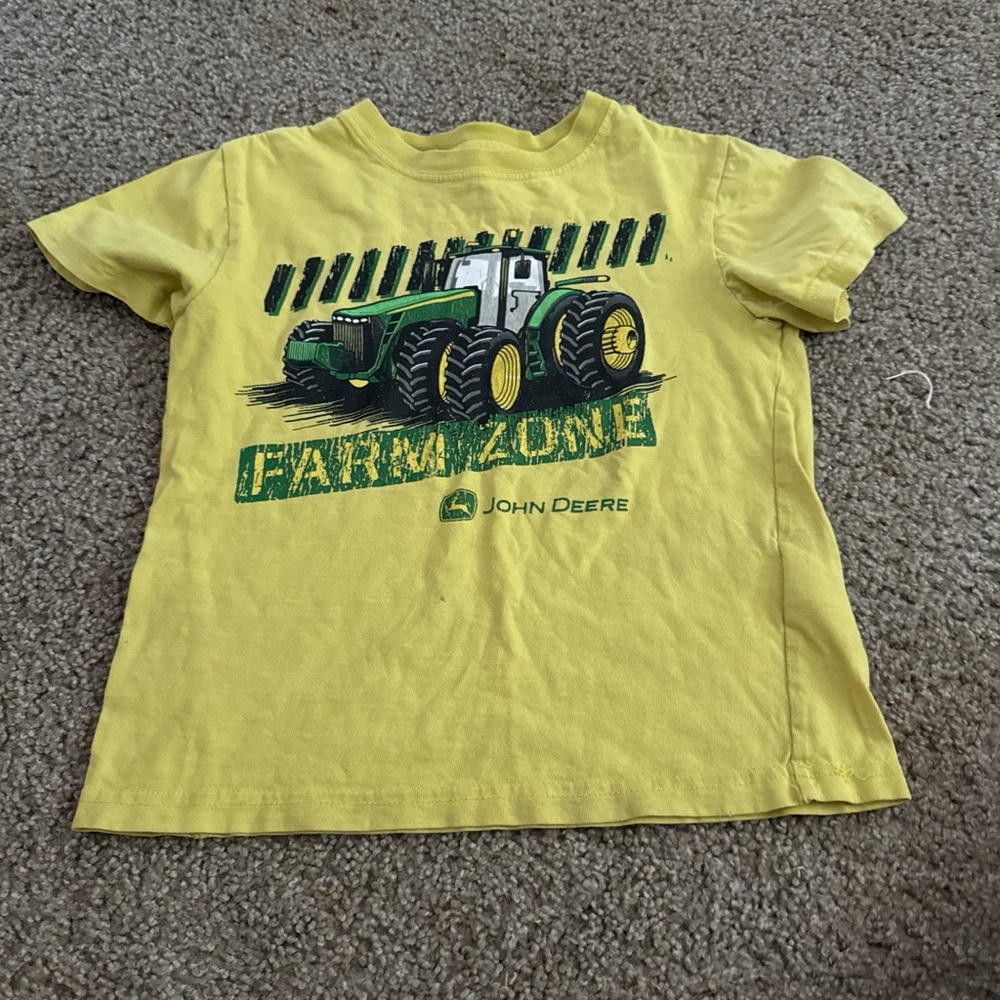 John Deere Green and Yellow Tractor Tee